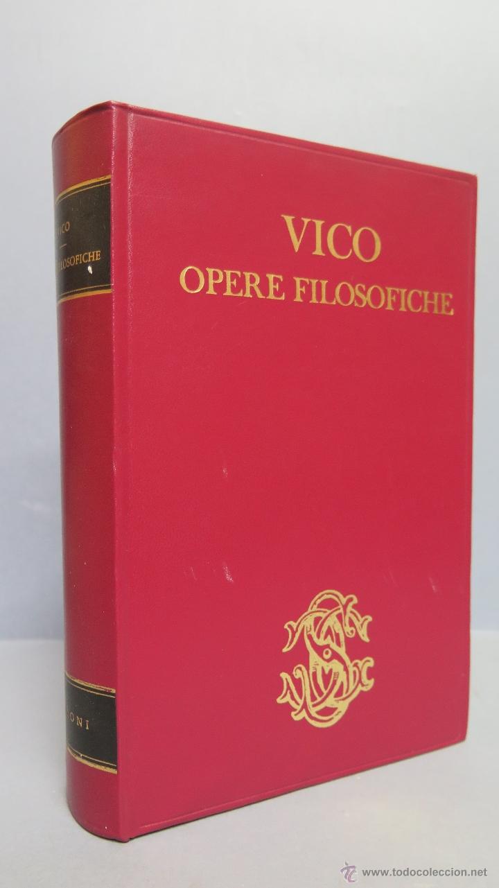 Libros de segunda mano: VICO. OPERE FILOSOFICHE - Foto 1