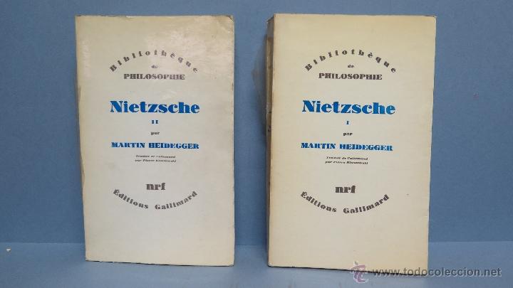 Libros de segunda mano: NIETZSCHE. MARTIN HEIDEGGER. 2 TOMOS - Foto 1