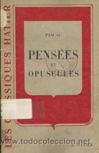 Libros de segunda mano: Pens&eacute;es et opuscules - Pascal - Foto 1