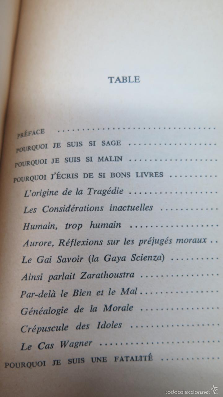 Libros de segunda mano: ECCE HOMO. NIETZSCHE - Foto 2