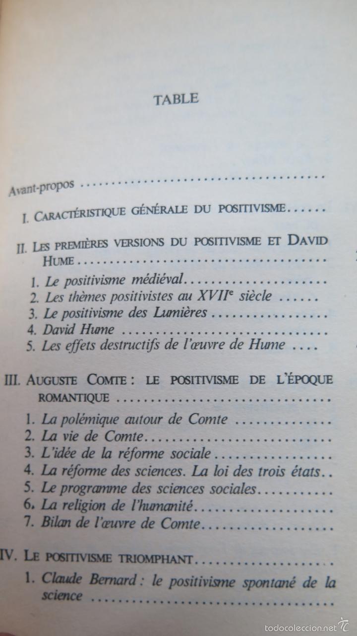 Libros de segunda mano: LA PHILOSOPHIE POSITIVISTE. LESZEK KOLAKOWSKI - Foto 2