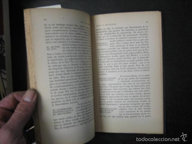 Libros de segunda mano: SOBRE EL HUMANISMO, SARTRE HEIDEGGER - Foto 3