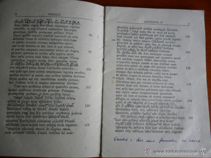 Libros de segunda mano: ENEIDA - VIRGILIO - TEXTO LATINO EDITORIAL BOSCH - Foto 3