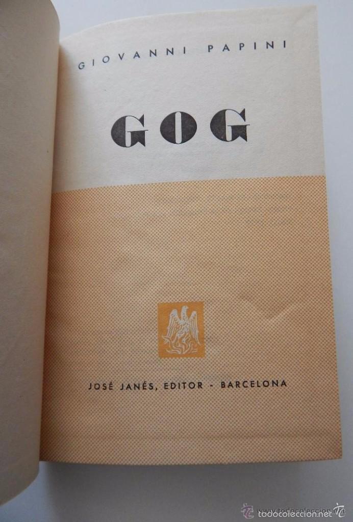 Libros de segunda mano: GOG   Giovani Papini - Foto 2
