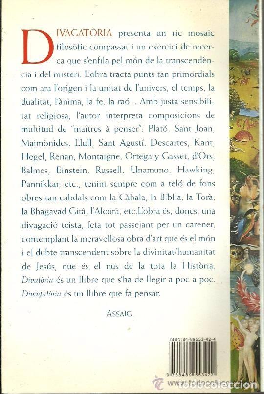 Libros de segunda mano: DIVAGATORIA Antoni Garrigosa - Foto 2