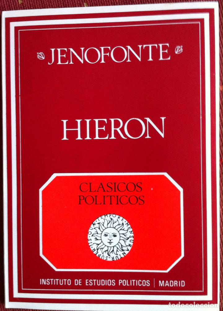Libros de segunda mano: JENOFONTE. HIERON. 1971