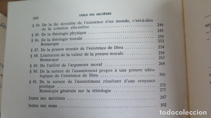 Libros de segunda mano: CRITIQUE DE LA FACULT&Eacute; DE JUGER. KANT - Foto 7
