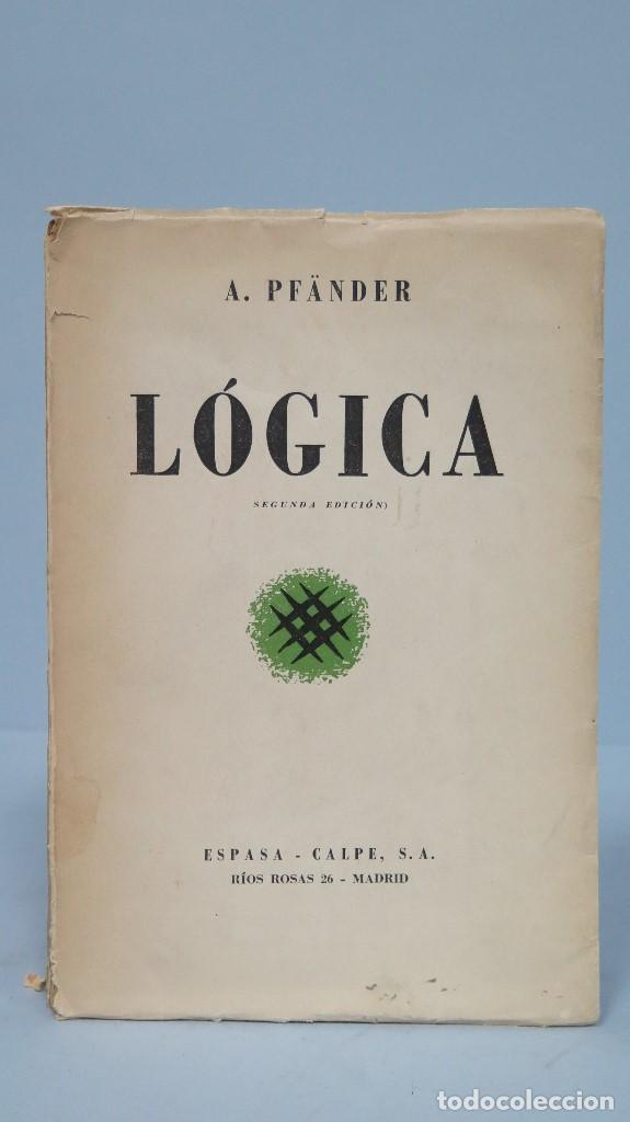 Libros de segunda mano: LOGICA. A. PF&Auml;NDER. ED. BUENOS AIRES - Foto 1