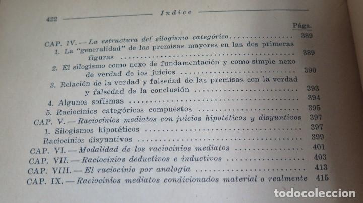 Libros de segunda mano: LOGICA. A. PF&Auml;NDER. ED. BUENOS AIRES - Foto 6