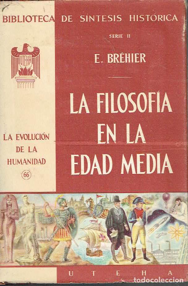 La filosofía en la edad media. émile bréhier. Vendido en