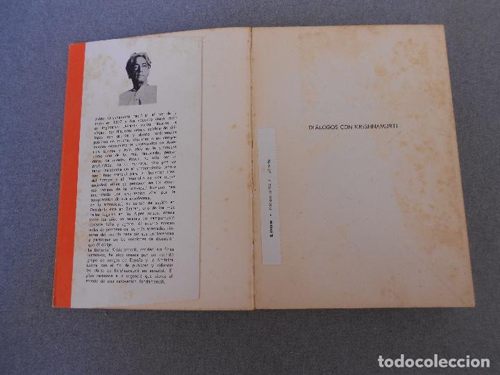 Libros de segunda mano: DIALOGOS CON KRISHNAMURTI - Foto 2