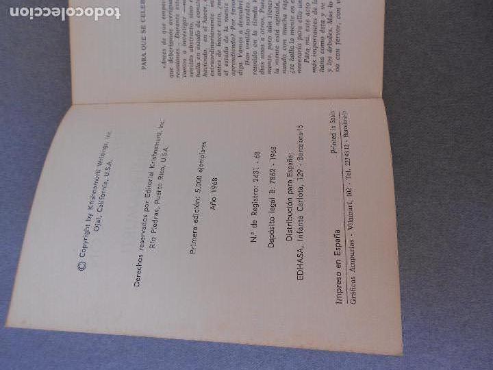 Libros de segunda mano: DIALOGOS CON KRISHNAMURTI - Foto 4