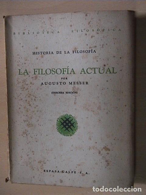 Libros de segunda mano: la filosof&iacute;a actual - Foto 1