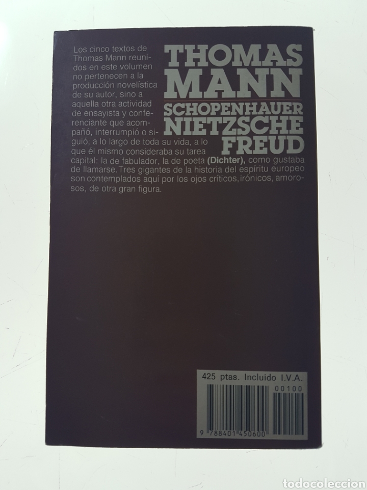 Libros de segunda mano: SCHOPENHAUER NIETZSCHE FREUD - MANN, THOMAS - Foto 2