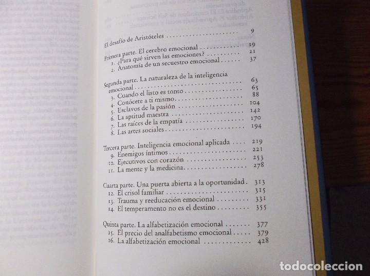 Libros de segunda mano: INTELIGENCIA EMOCIONAL - 1997 - DANIEL GOLEMAN  1997. - Foto 3