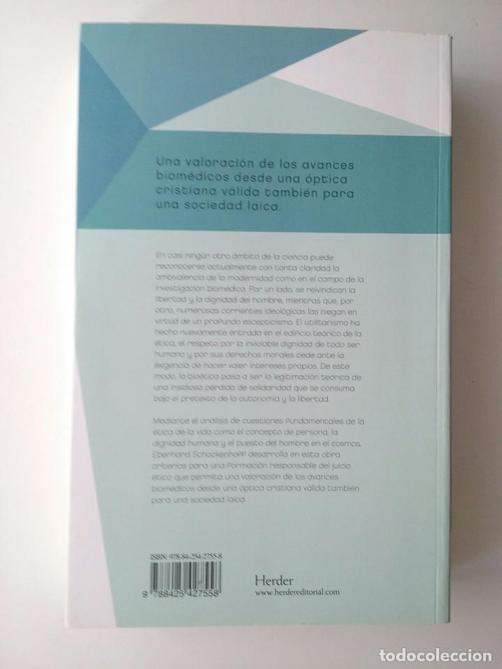 Libros de segunda mano: ETICA DE LA VIDA - EBERHARD SCHOCKENHOFF - Foto 3