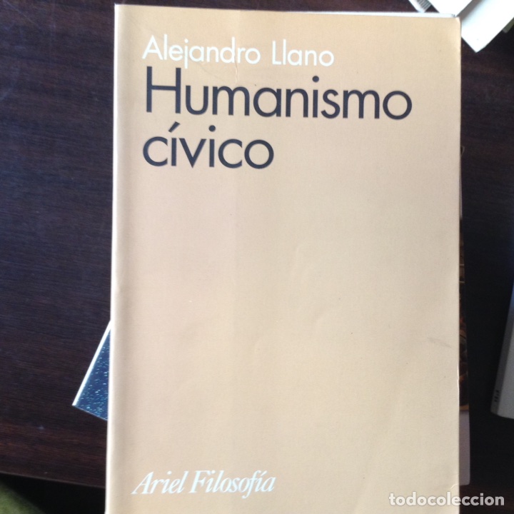 Libros de segunda mano: Humanismo c&iacute;vico. Alejandro Llano - Foto 1