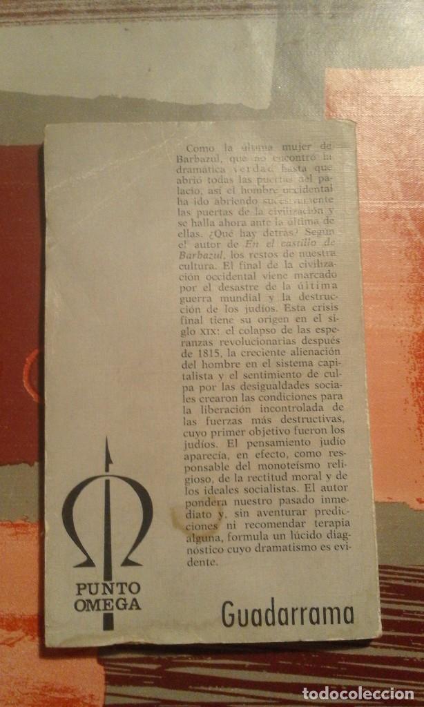 Libros de segunda mano: En el castillo de Barbazul - G. Steiner - 1977 - Foto 2