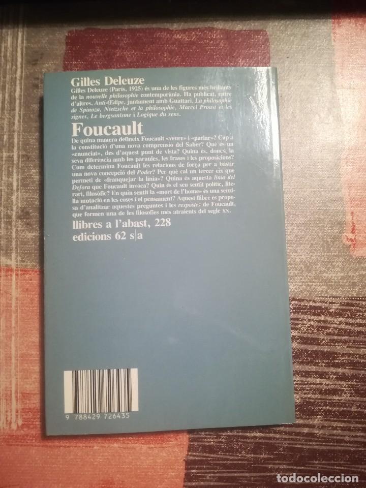 Libros de segunda mano: Foucault - Gilles Deleuze - en catal&agrave; - Foto 2