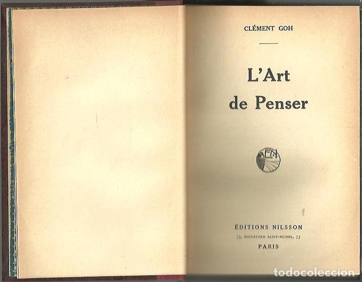 Gebrauchte B&uuml;cher: L'ART DE PENSER. - GOH, Cl&eacute;ment.