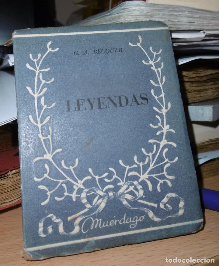 Libros de segunda mano: B&Eacute;CQUER, G A: Leyendas. - Foto 1