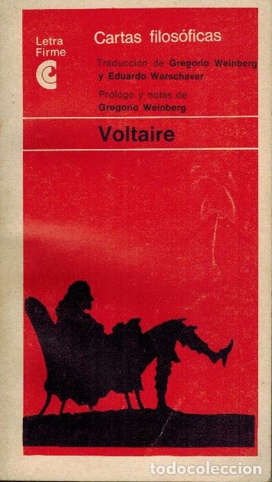 Libros de segunda mano: CARTAS FILOS&Oacute;FICAS: autor VOLTAIRE - Foto 1