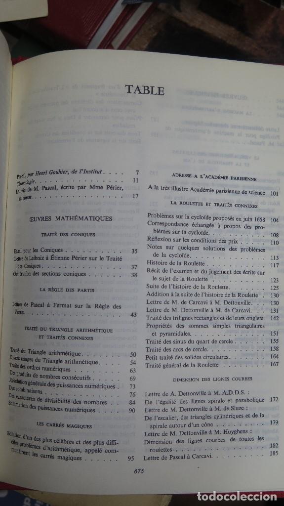 Libros de segunda mano: OEUVRES COMPLETES. COLLECTION L&acute;INTEGRALE. PASCAL. ED. SEUIL - Foto 3