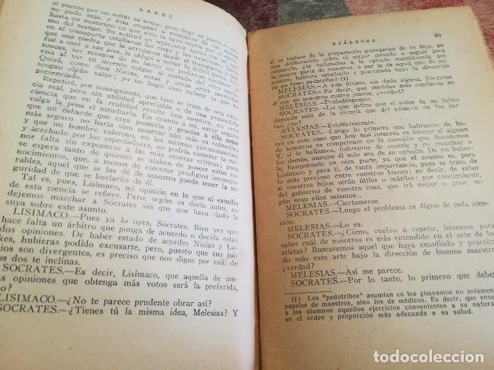 Libros de segunda mano: Di&aacute;logos - Plat&oacute;n - 1934 - Foto 5