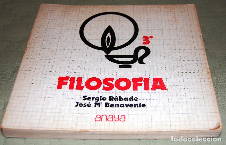 Libros de segunda mano: Filosof&iacute;a de 3&ordm;.