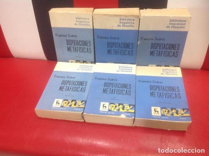 DISPUTACIONES METAFISICAS, FRANCISCO SUAREZ, EDITORIAL GREDOS 1960, 6 PRIMEROS TOMOS (Libros de Segunda Mano - Pensamiento - Filosofía)