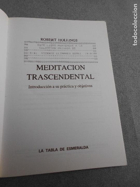 Libros de segunda mano: MEDITACION TRASCENDENTAL - Foto 2