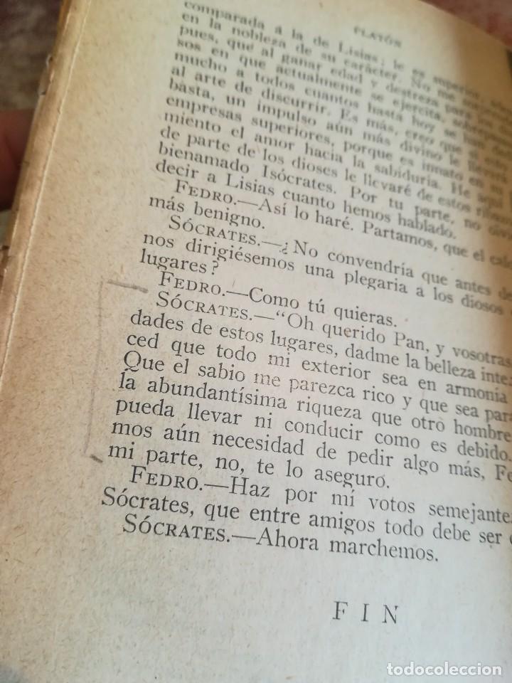 Libros de segunda mano: Di&aacute;logos - Plat&oacute;n - Foto 10