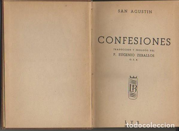 Libros de segunda mano: CONFESIONES. - SAN AGUSTIN. - Foto 1