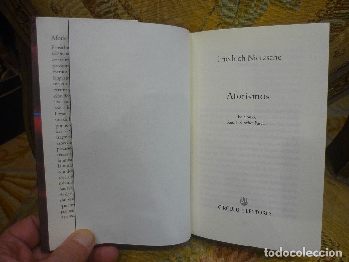 Libros de segunda mano: AFORISMOS, DE FRIEDRICH NIETZSCHE. - Foto 4