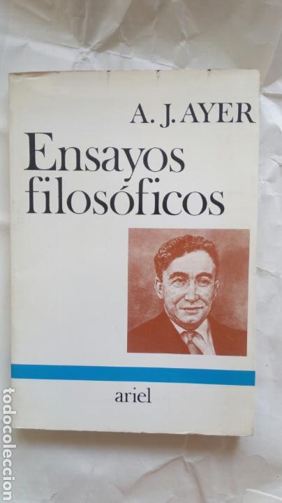 Libros de segunda mano: Ensayos filos&oacute;ficos. A. J. Ayer. - Foto 1