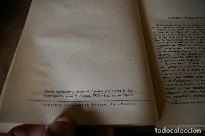 Libros de segunda mano: El banquete - plat&oacute;n 1952 - Foto 2