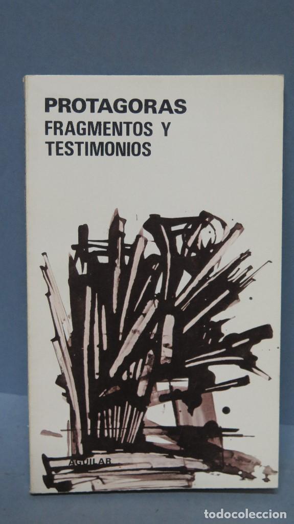 Libros de segunda mano: FRAGMENTOS Y TESTIMONIOS. PROTAGORAS - Foto 1