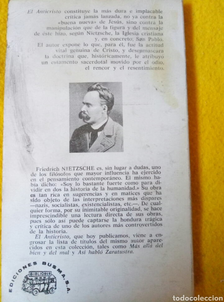 Libros de segunda mano: EL ANTICRISTO - FRIEDRICH NIETZSCHE - Foto 2