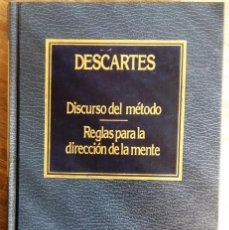 Libros de segunda mano: DISCURSO DEL MÉTODO * REGLAS PARA LA DIRECCIÓN DE LA MENTE * DESCARTES. Lote 126326815