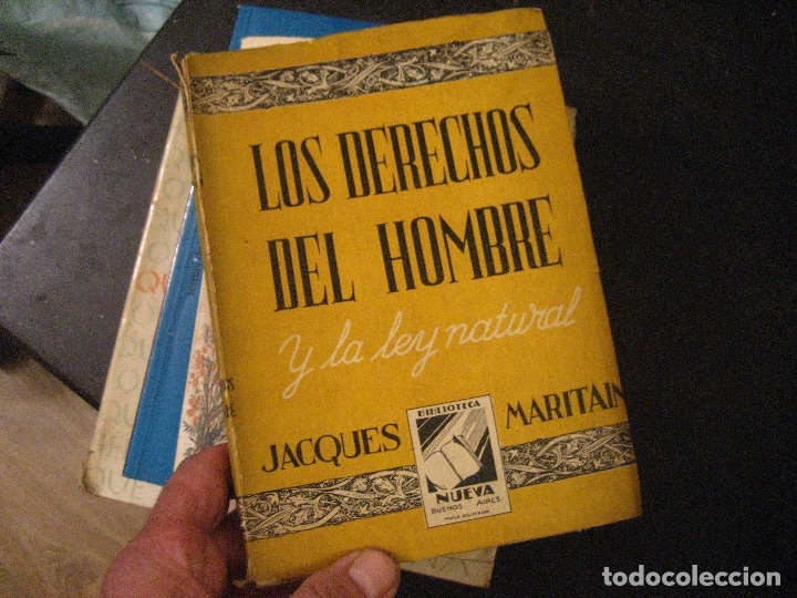 Libros de segunda mano: LOS DERECHOS DEL HOMBRE JACQUES MARITAIN - Foto 1