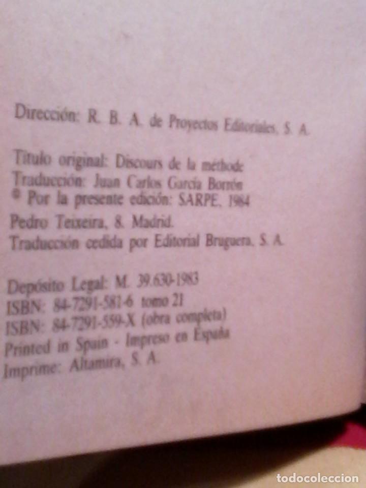Libros de segunda mano: DISCURSO DEL METODO - RENE DESCARTES . - Foto 3