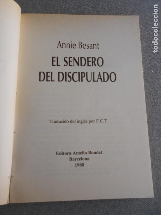 Libros de segunda mano: EL SENDERO DEL DISCIPULADO - Foto 2