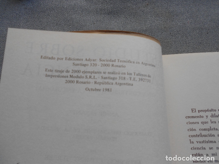 Libros de segunda mano: ESTUDIO SOBRE LA CONCIENCIA - Foto 3