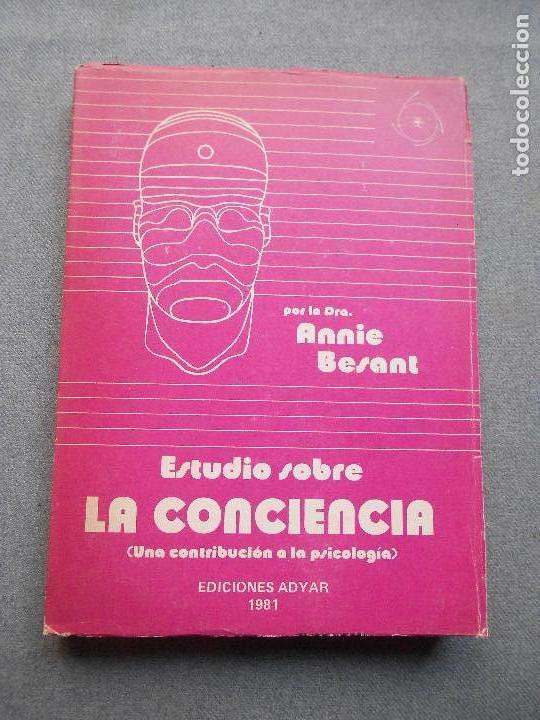 Libros de segunda mano: ESTUDIO SOBRE LA CONCIENCIA - Foto 1