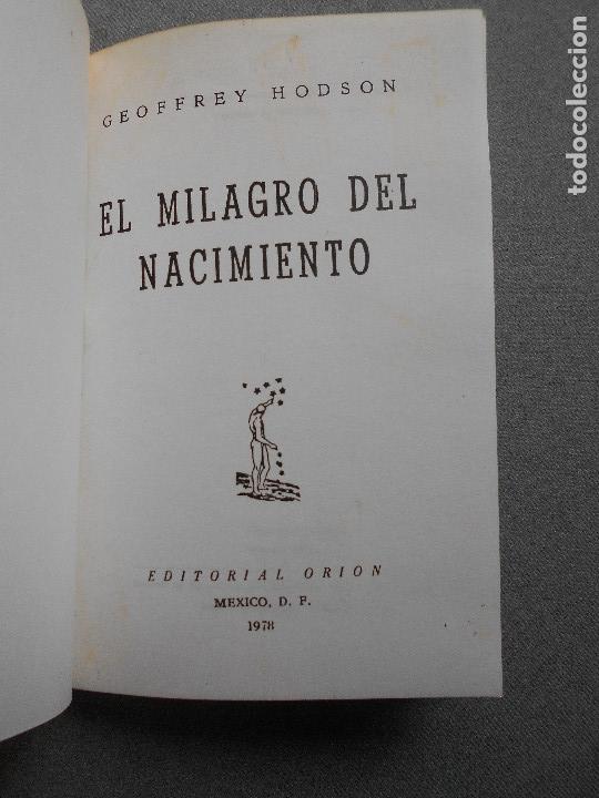 Libros de segunda mano: EL MILAGRO DEL NACIMIENTO - Foto 2