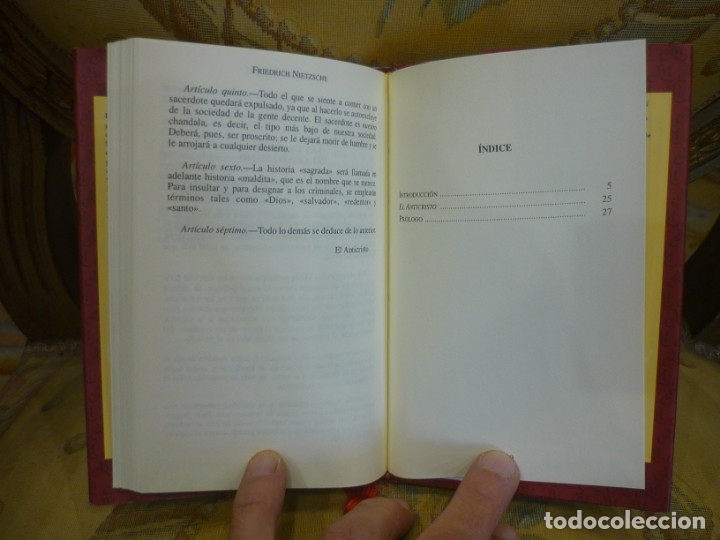 Libros de segunda mano: EL ANTICRISTO, DE FRIEDRICH NIETZSCHE. - Foto 6