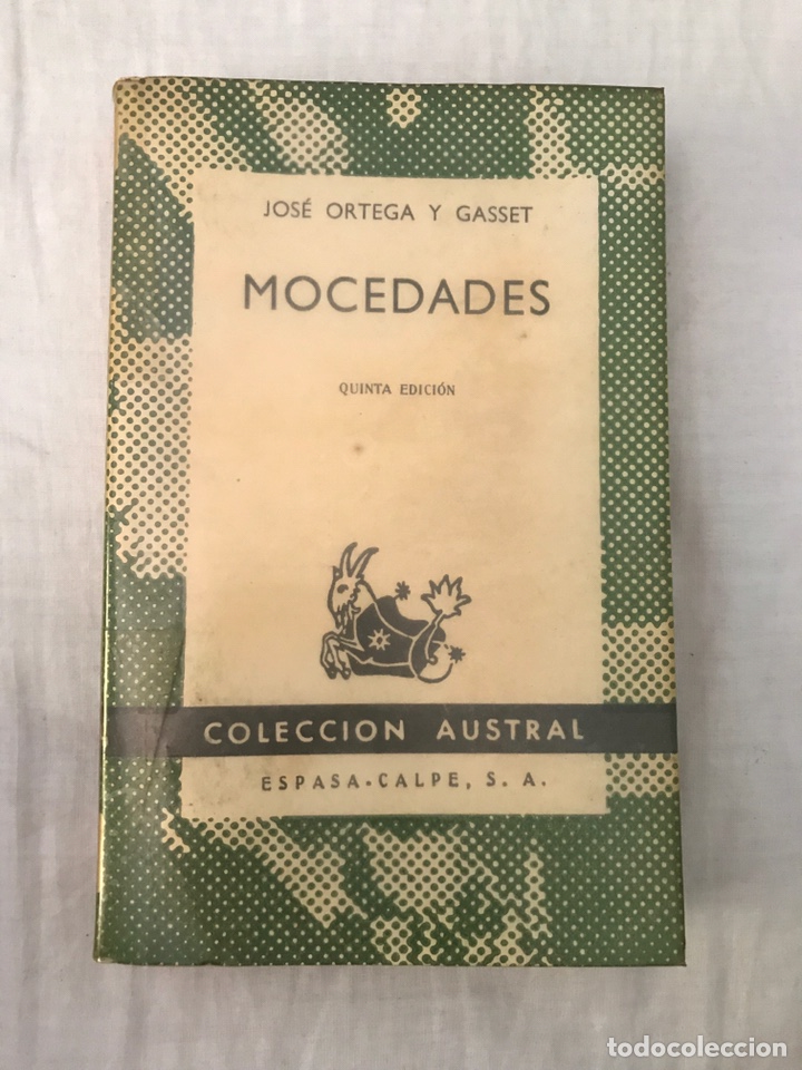 Libros de segunda mano: Mocedades Jos&eacute; Ortega y Gasset - Foto 1