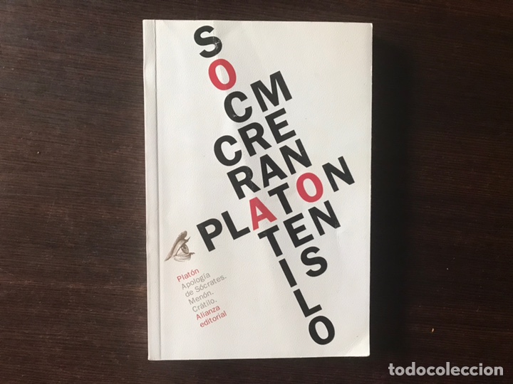 Libros de segunda mano: Apolog&iacute;a de S&oacute;crates. Men&oacute;n. Cratilo. Plat&oacute;n. - Foto 1