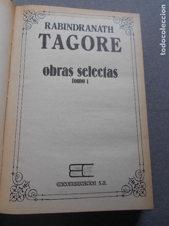 Libros de segunda mano: TAGORE. OBRAS SELECTAS. CUATRO TOMOS. - Foto 3