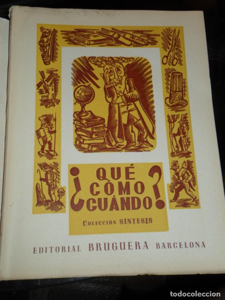 Libros de segunda mano: &iquest;QUE, COMO Y CUANDO? COLECCION SINTESIS - Foto 1